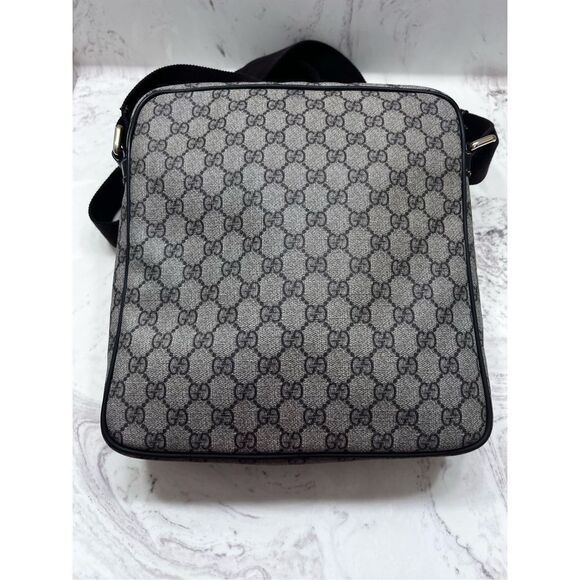 GUCCI GG Supreme Coated Canvas Shoulder Crossbody Unisex Messenger Bag - Picture 12 of 16